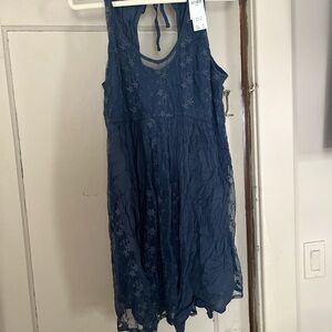 Abercrombie & Fitch Navy Lace Dress